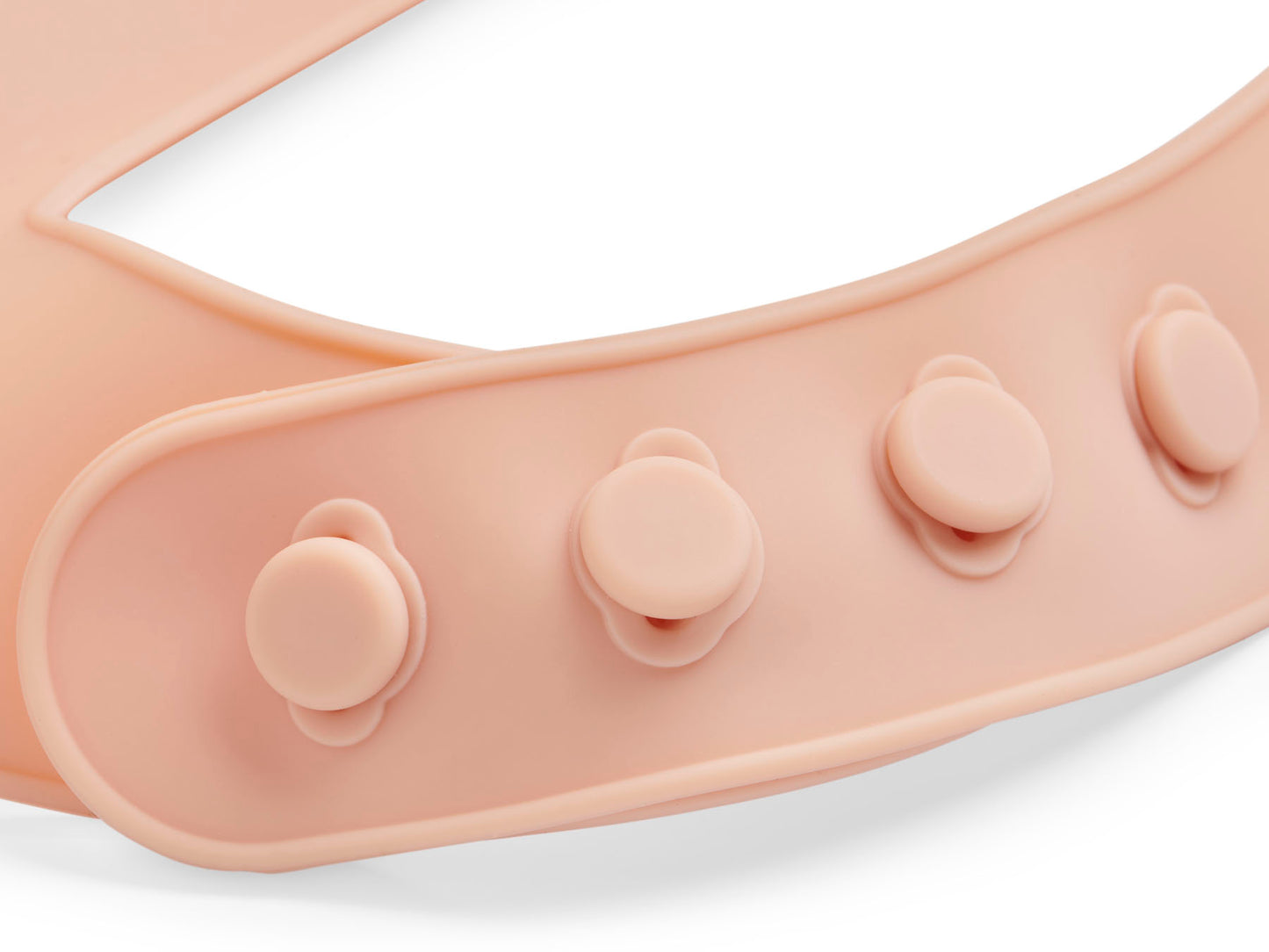 Siliconen slabber | Pale pink