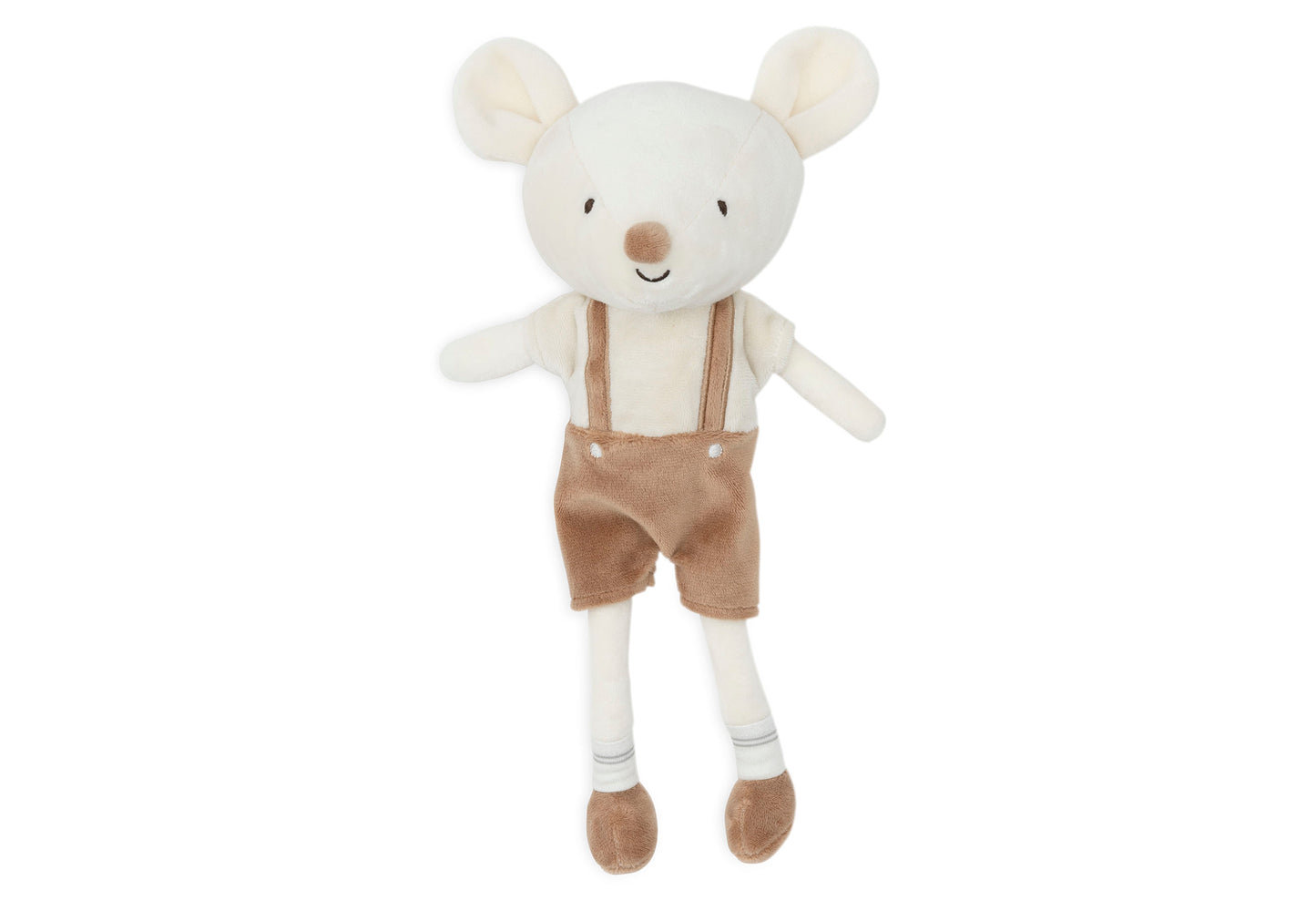 Knuffel Mouse - Bowie | Creme kleurig