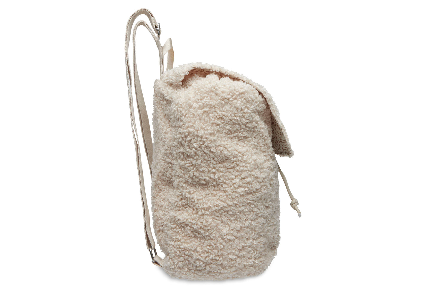 Kinderrugzakje | Mogelijk met naam | Boucle Naturel | Jollein | Crème kleurig
