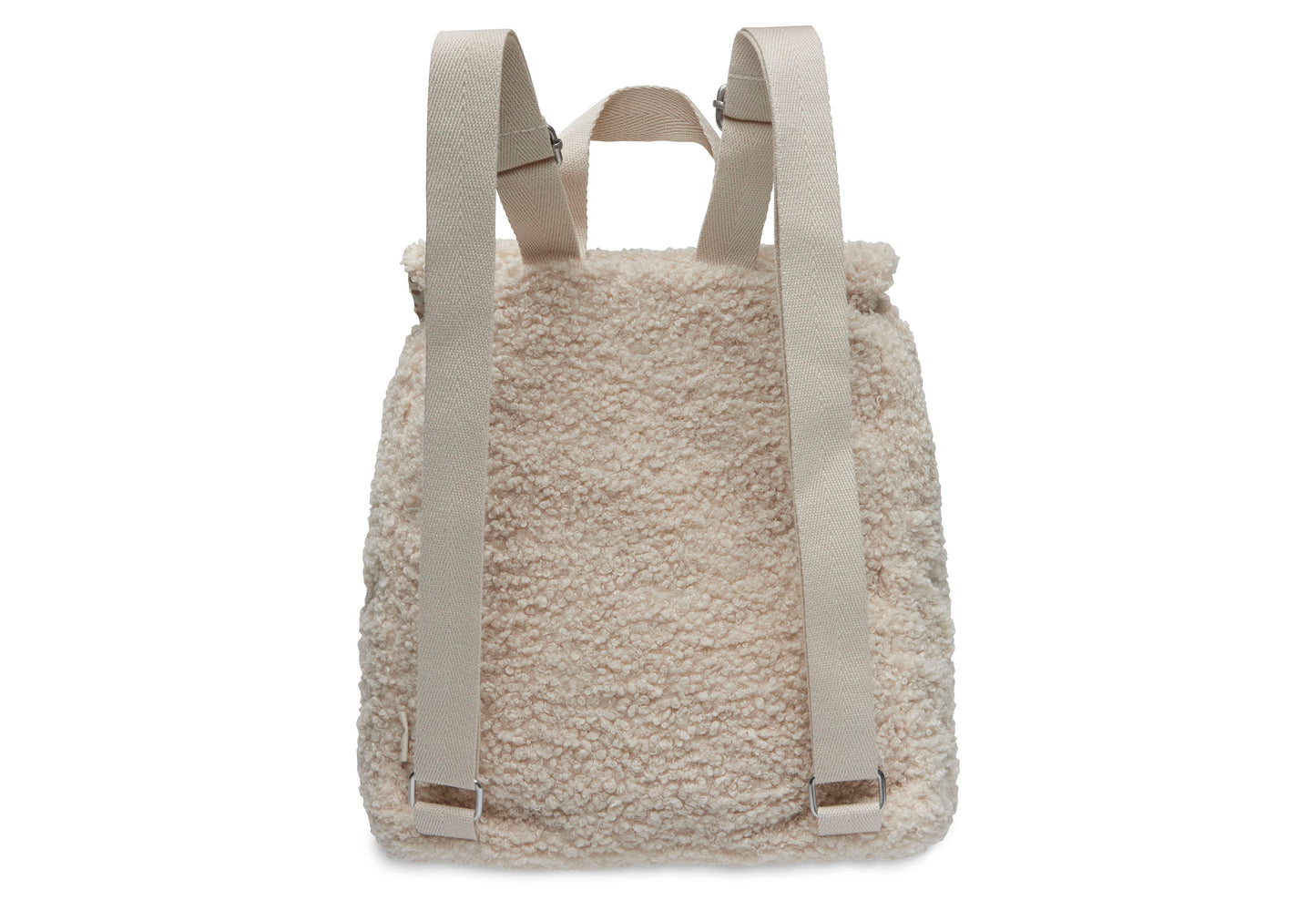Kinderrugzakje | Mogelijk met naam | Boucle Naturel | Jollein | Crème kleurig