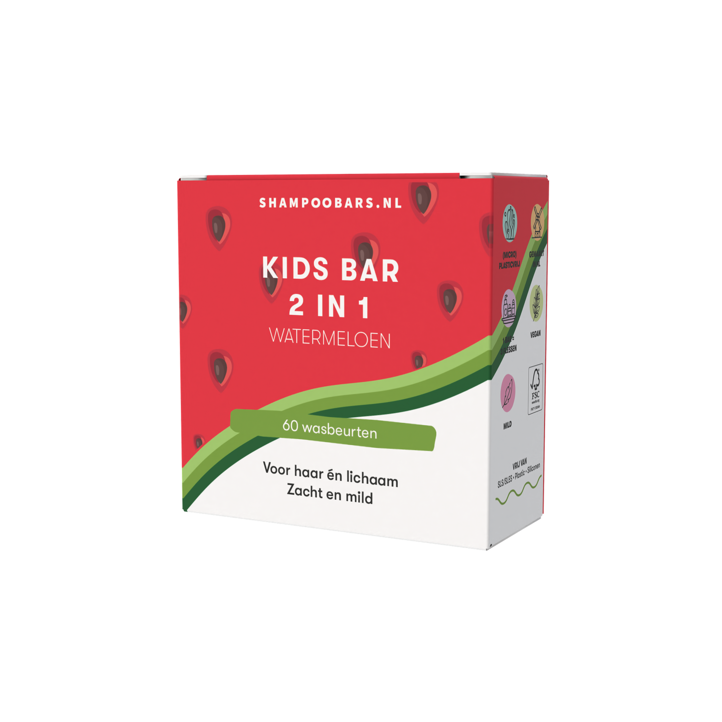 2 in 1 Kids Bar | Shampoobars.nl | Watermeloen