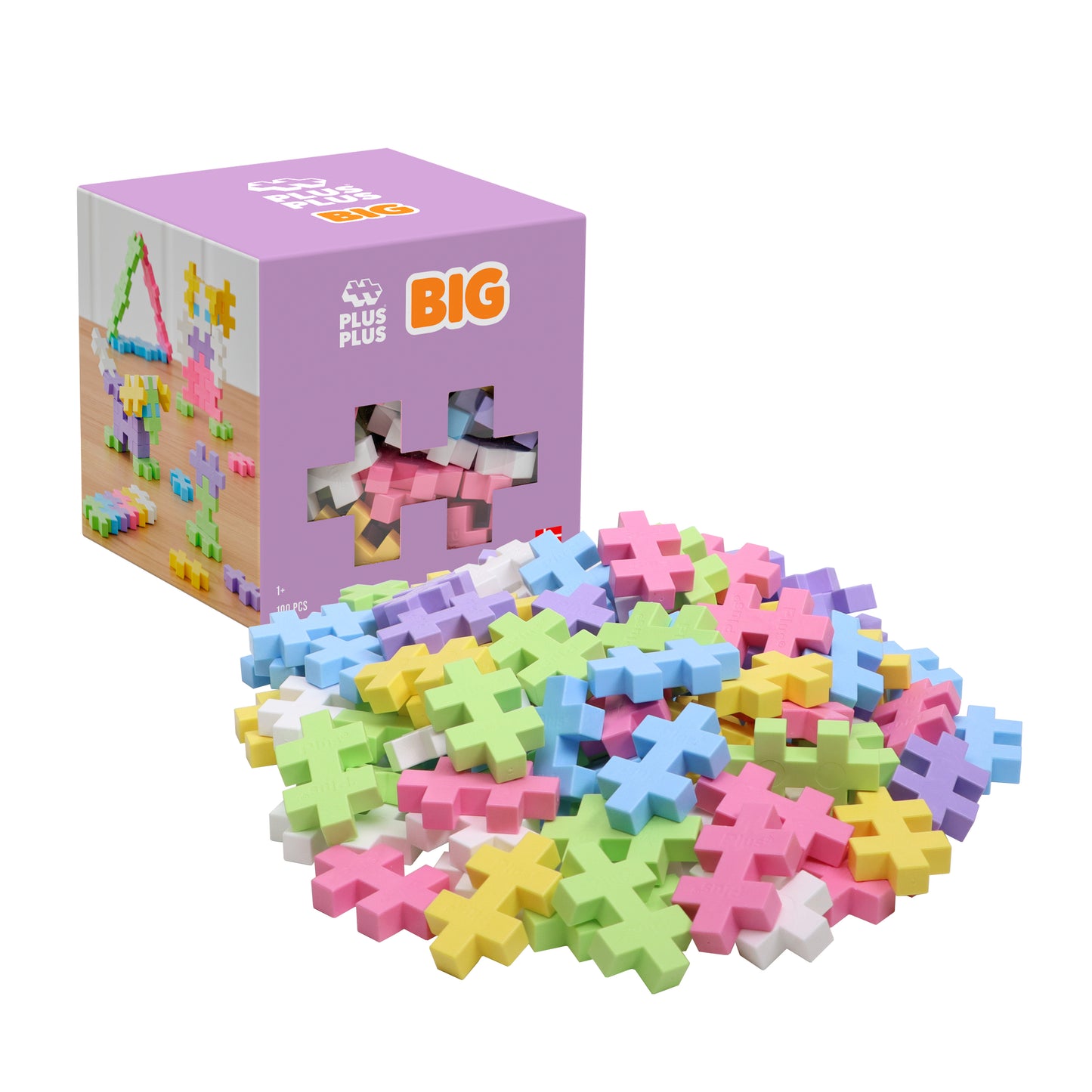 Plus-Plus BIG - Pastel (100 stuks)