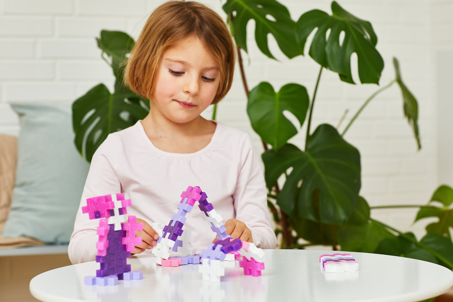 Plus-Plus BIG tube - Glitter (15 stuks)