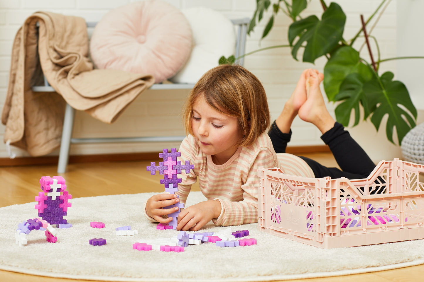 Plus-Plus BIG tube - Glitter (15 stuks)