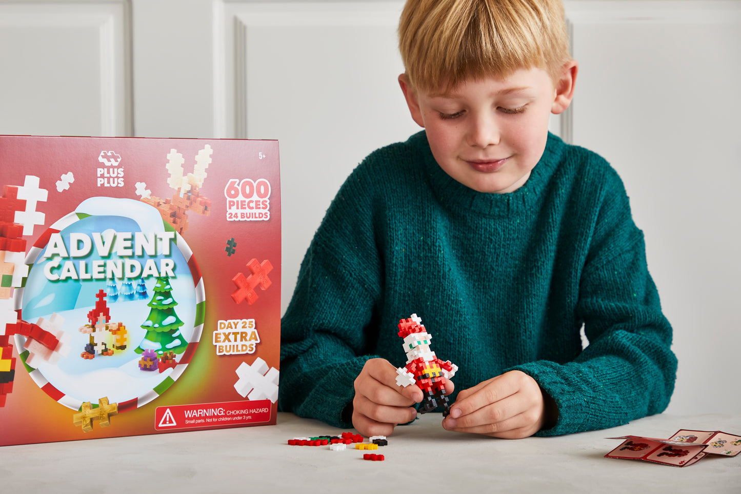 Plus-plus Adventskalender - Santa's world