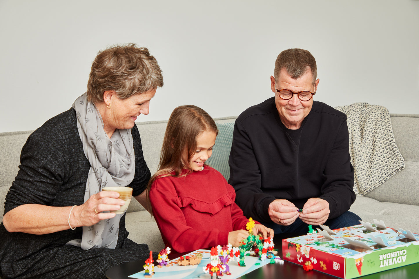 Plus-plus Adventskalender - Santa's world