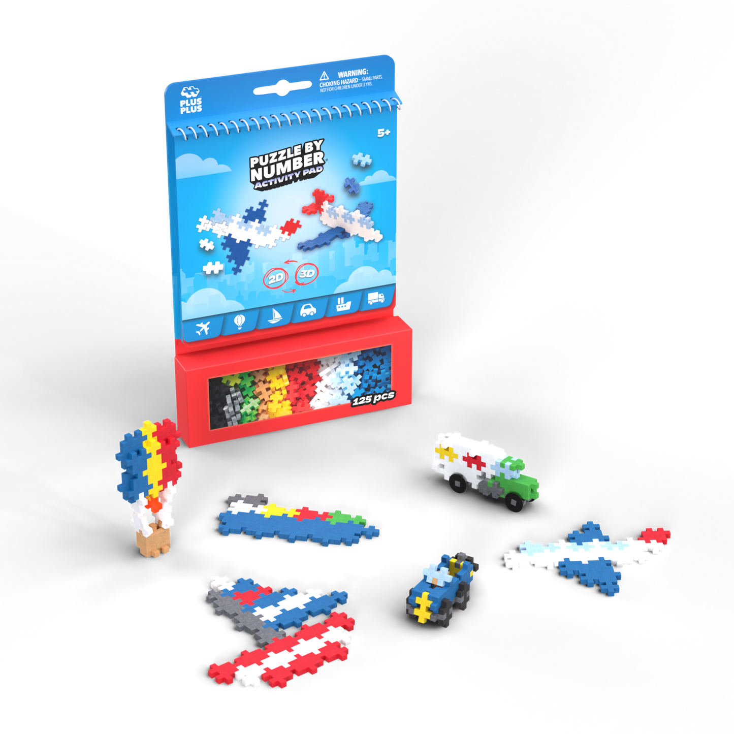 Plus-Plus activity pad - Transport
