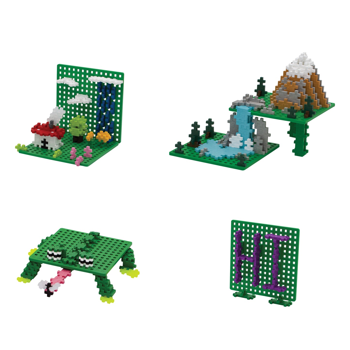 Plus-Plus - Bouwplaat groen (2 stuks)