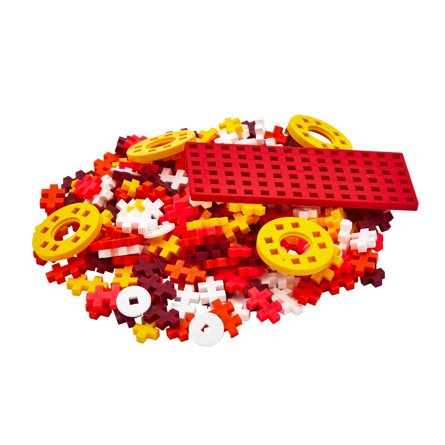 Plus-Plus tube auto - Vuur (200 stuks)
