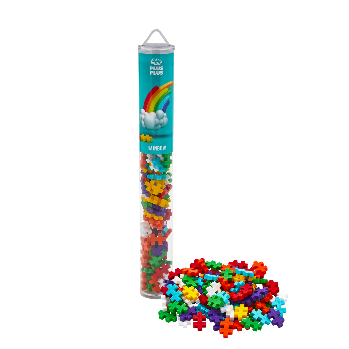 Plus-Plus tube - Rainbow (100 stuks)