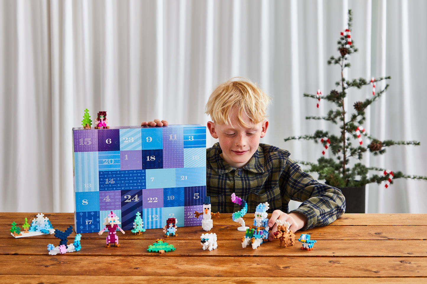 Plus-plus Adventskalender - Santa's Northern Lights adventure