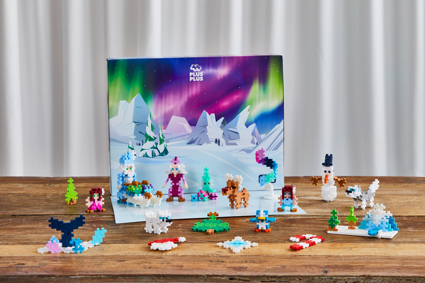 Plus-plus Adventskalender - Santa's Northern Lights adventure