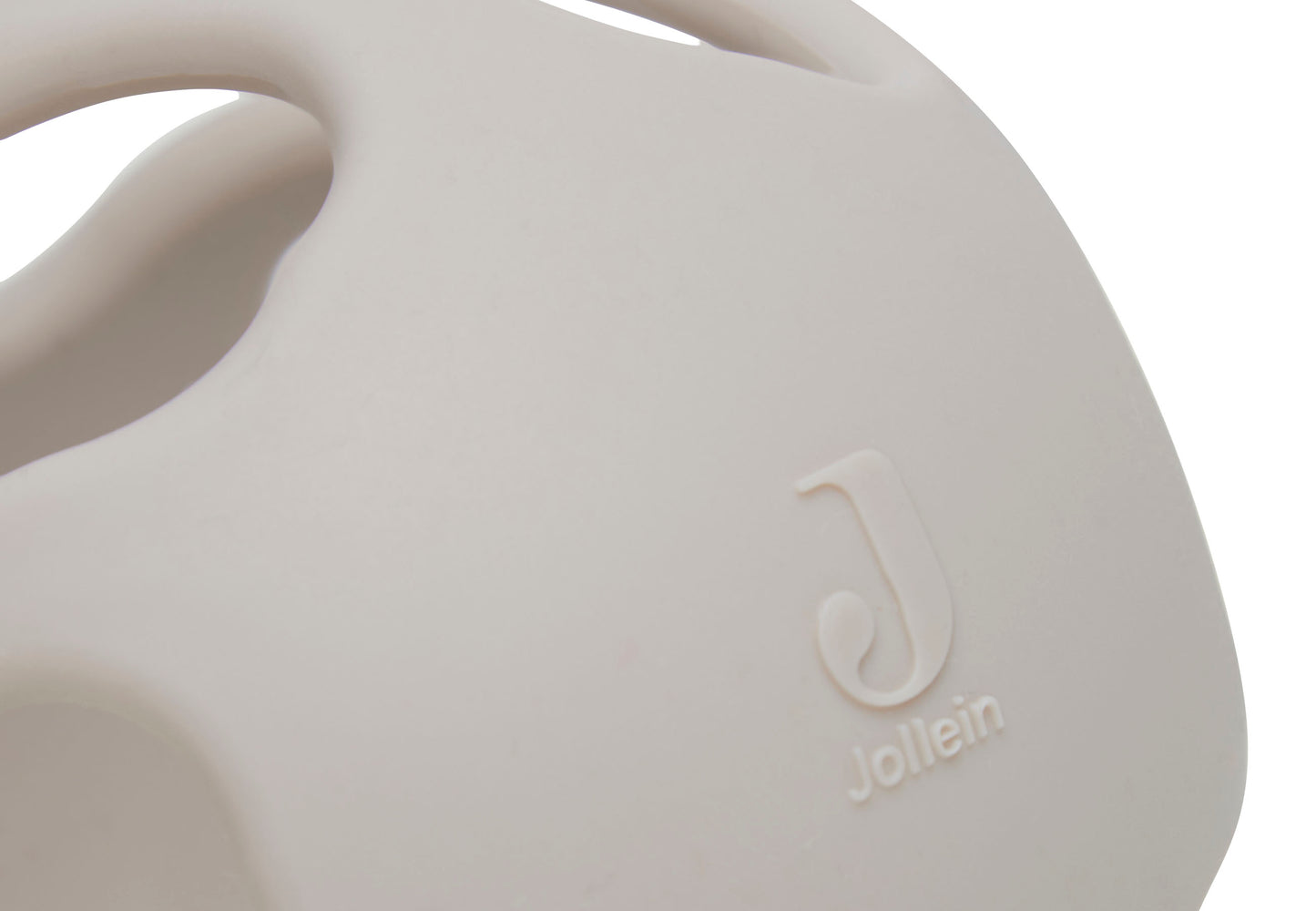 Jollein bijtspeelgoed bal siliconen - Nougat