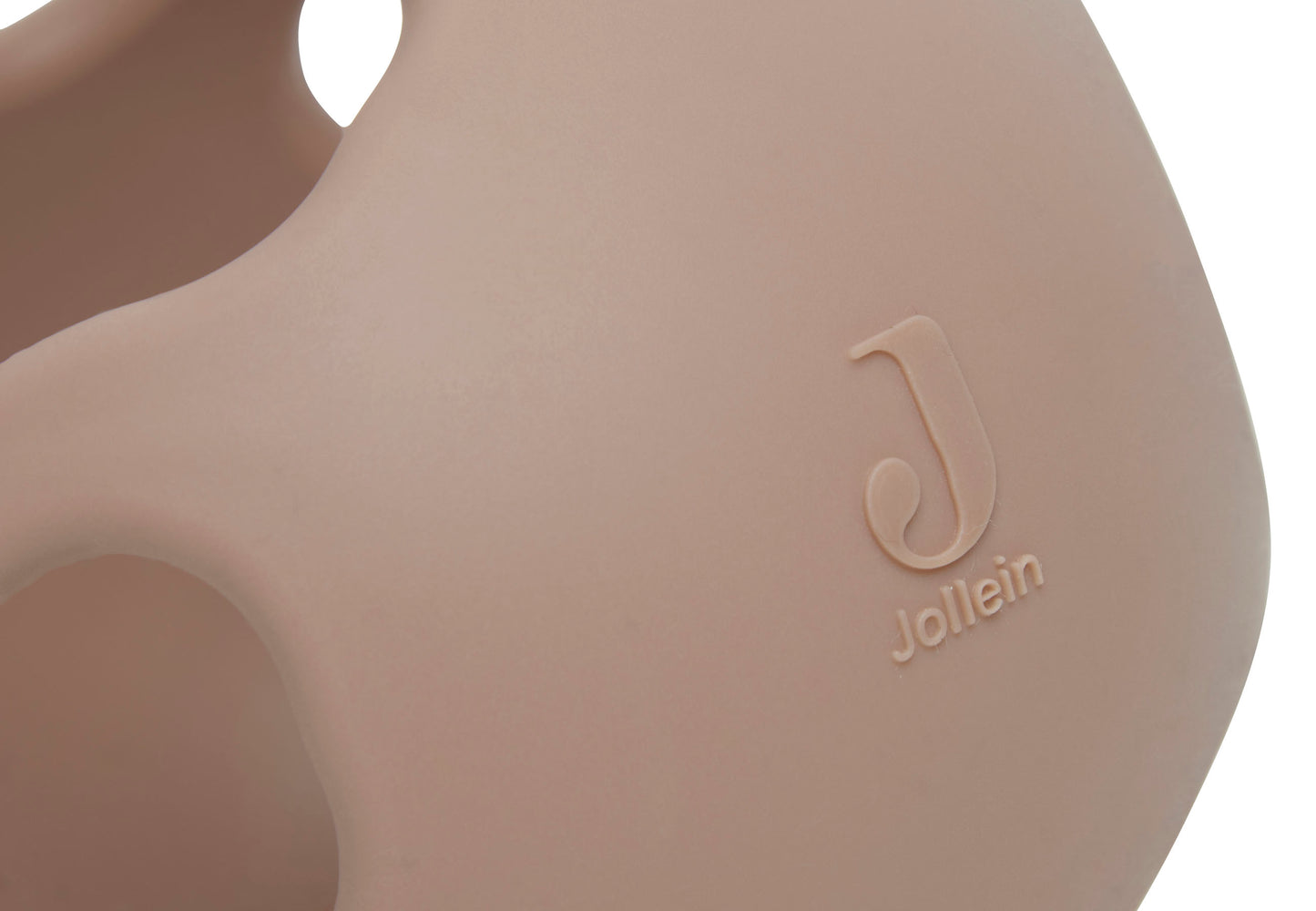 Jollein bijtspeelgoed bal siliconen - Biscuit