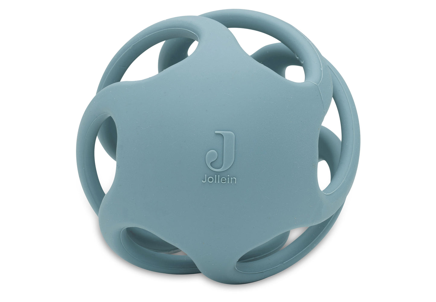 Jollein bijtspeelgoed bal siliconen - Sea green