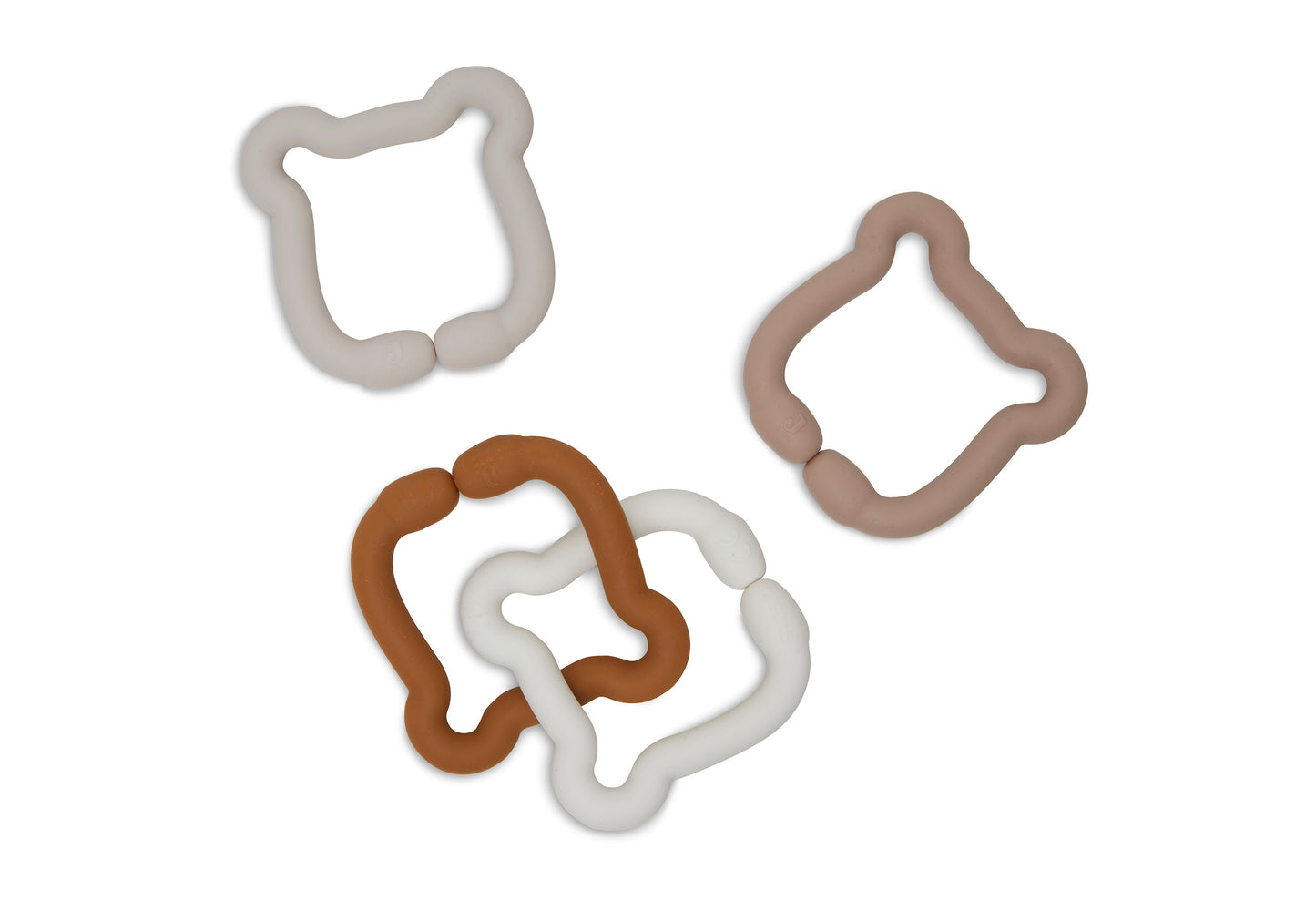 Jollein bijtspeelgoed - ringen teddy bear