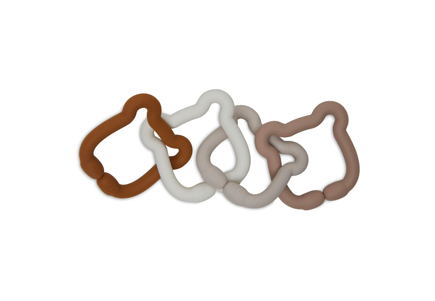 Jollein bijtspeelgoed - ringen teddy bear