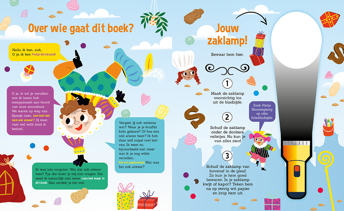 Zaklampboek - Het heerlijke avondje van Sinterklaas