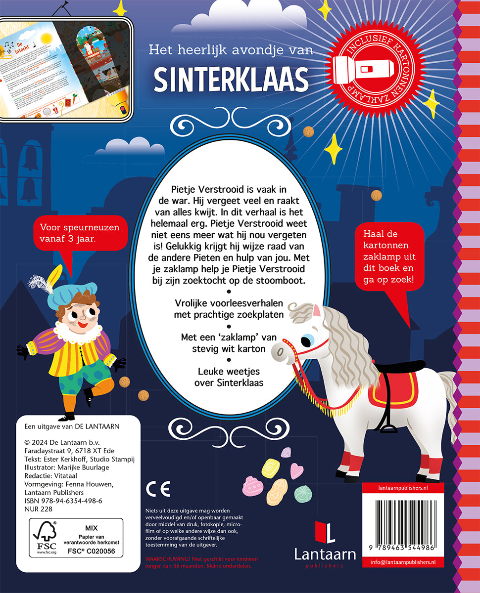 Zaklampboek - Het heerlijke avondje van Sinterklaas