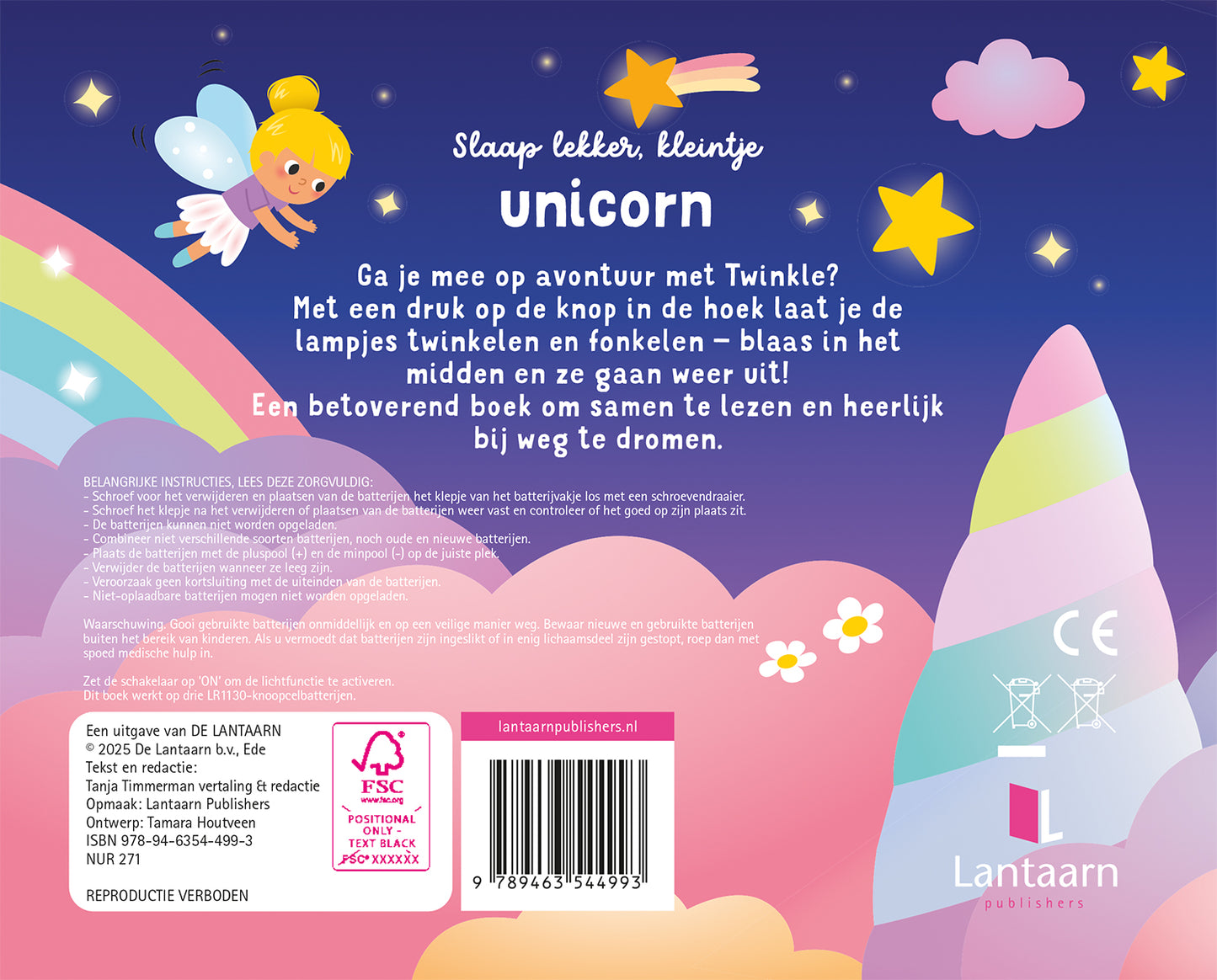 Slaap lekker, kleintje - Unicorn