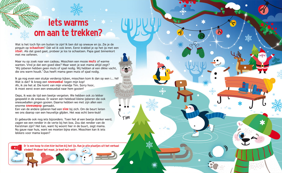 Zaklampboek - Speuren in de Kerstwereld