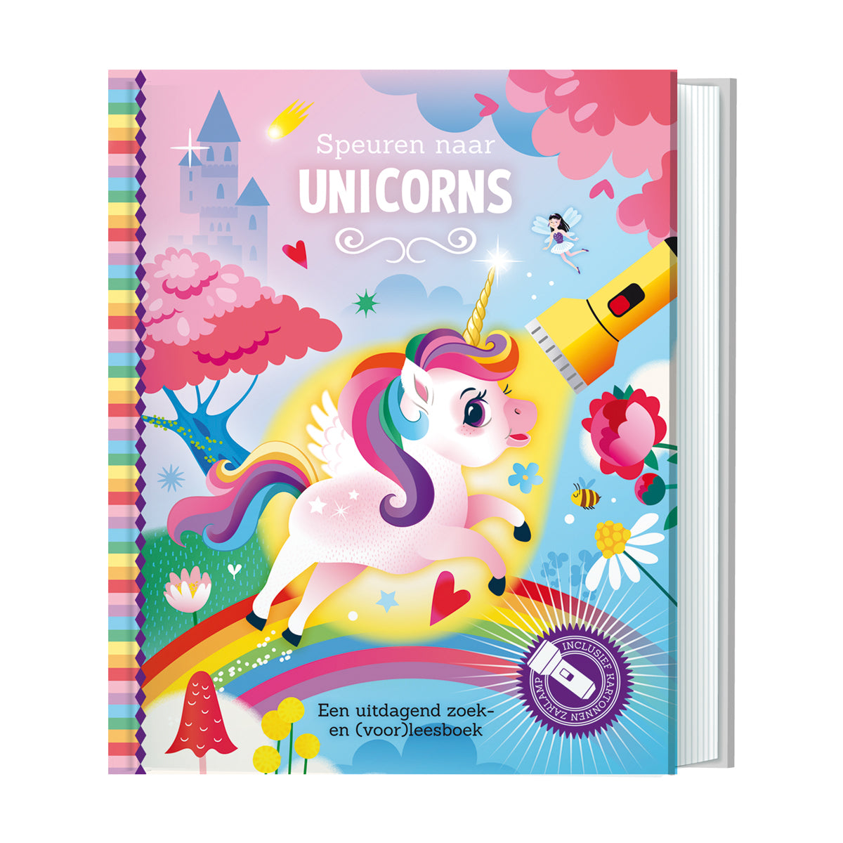 Zaklampboek | Speuren naar unicorns | zoekboek