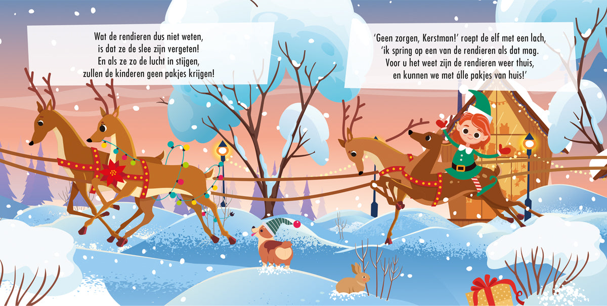 Puzzelslee boek - Kerstmis