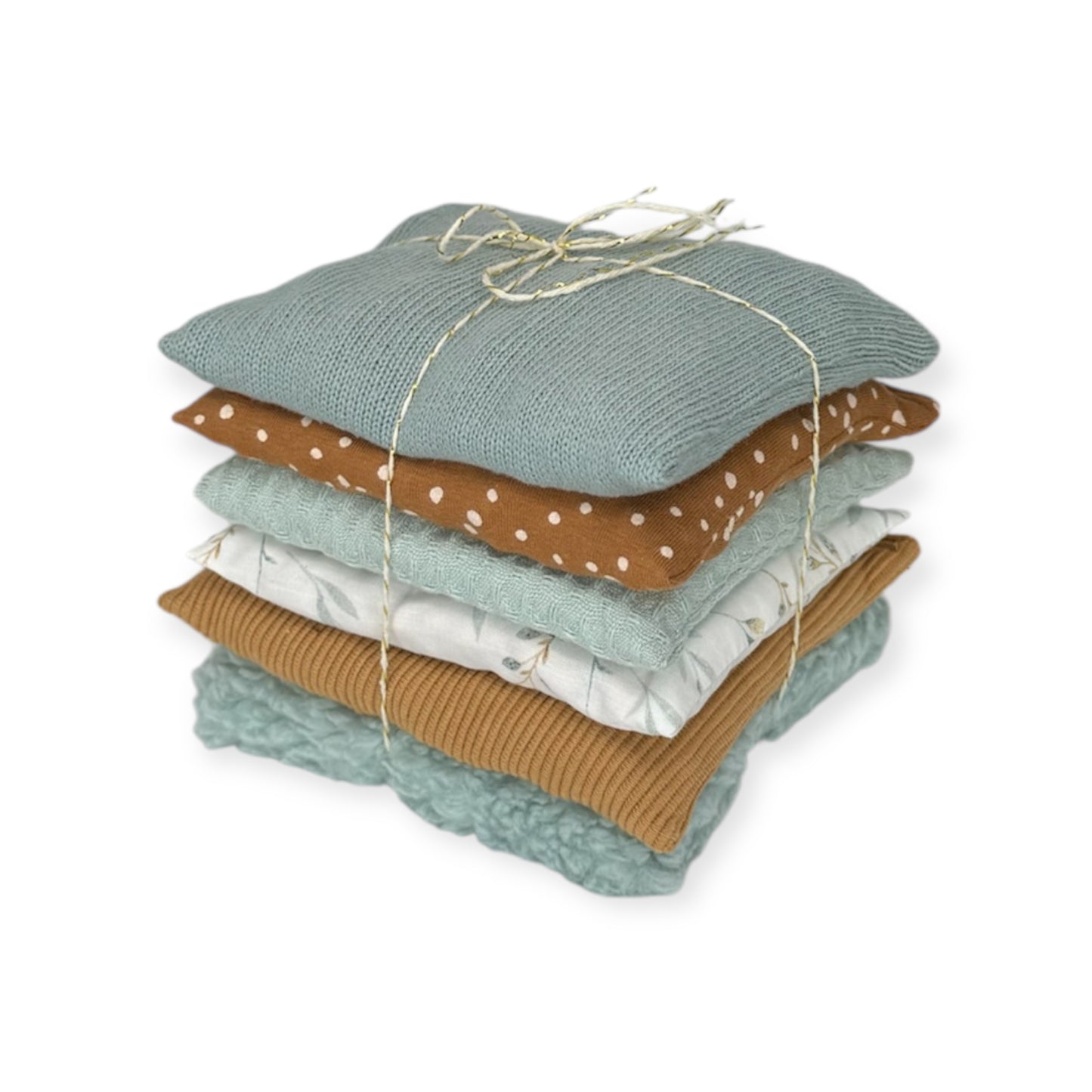 Sensorische pittenzakjes set - Caramel mint (6 stuks)