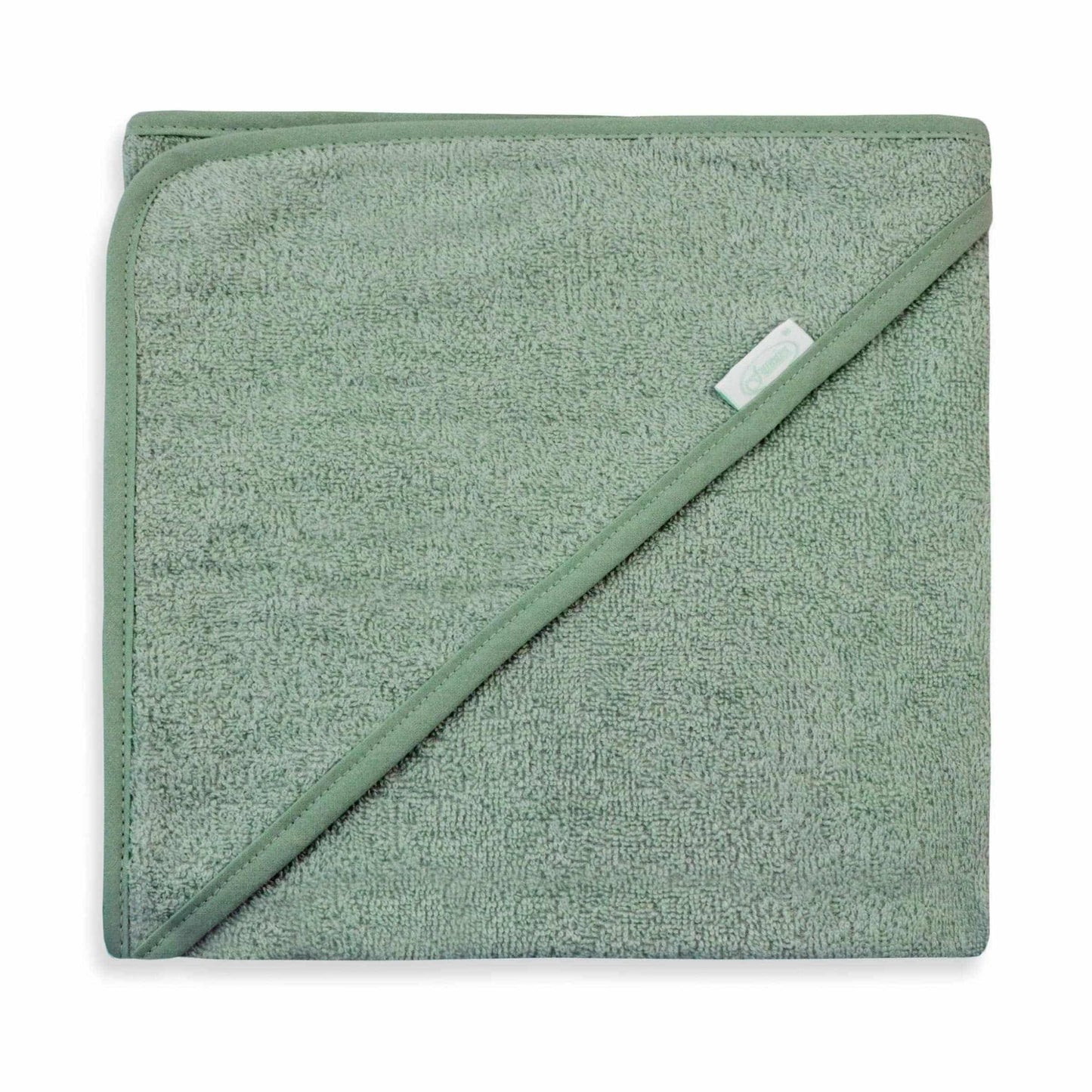 Badcape XL | Oud groen | 100 x 100 cm | Stone green