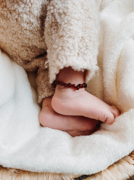 Barnsteen armband Newborn (12 cm)