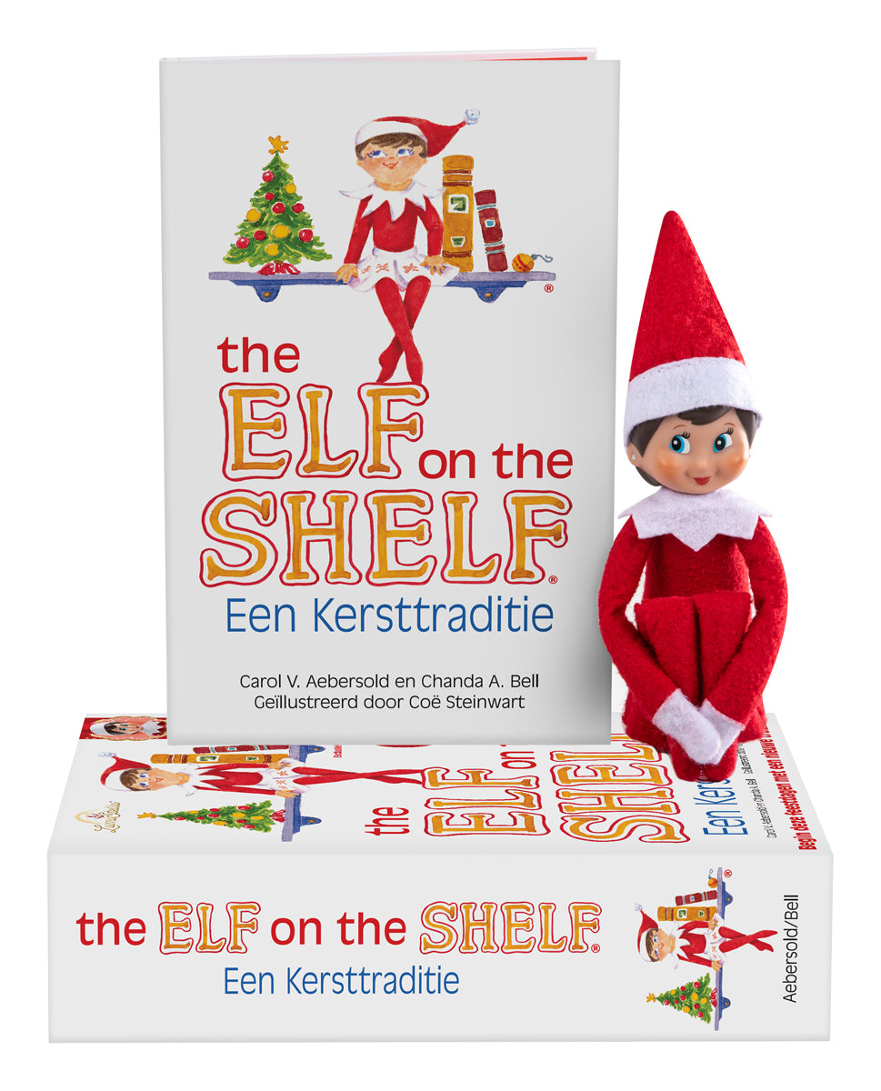 The elf on the shelf - Meisje met boek Nederlandstalig