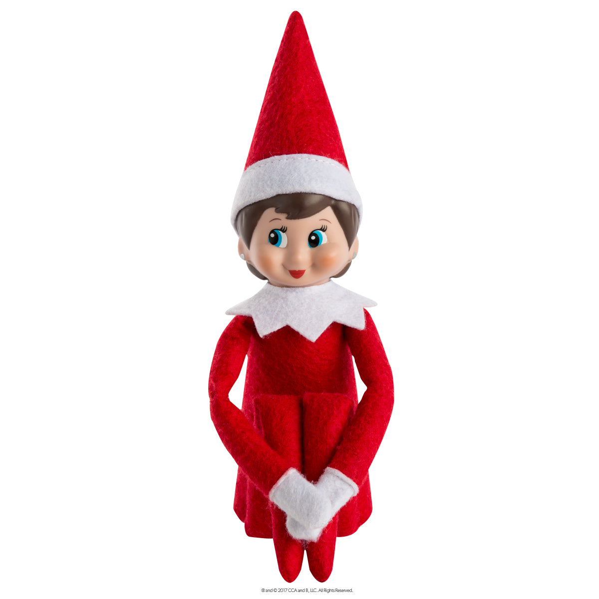The elf on the shelf - Meisje met boek Nederlandstalig
