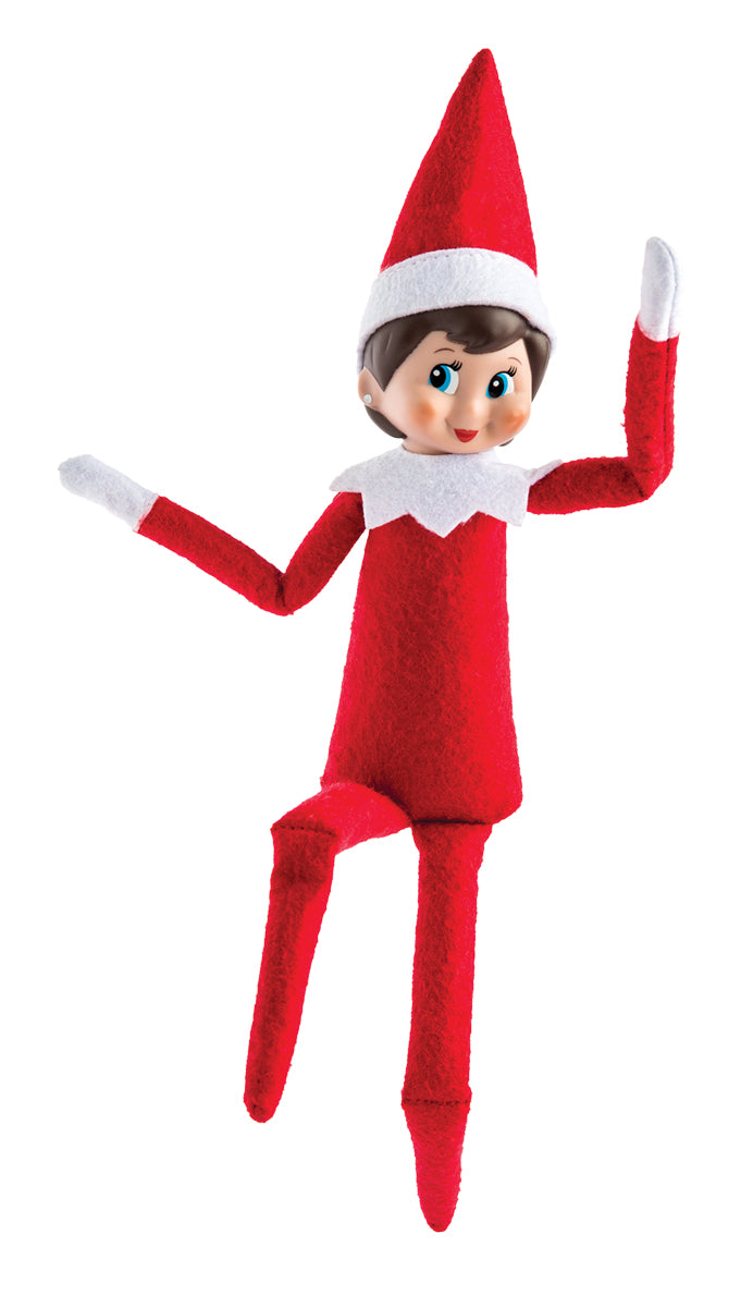 The elf on the shelf - Meisje met boek Nederlandstalig