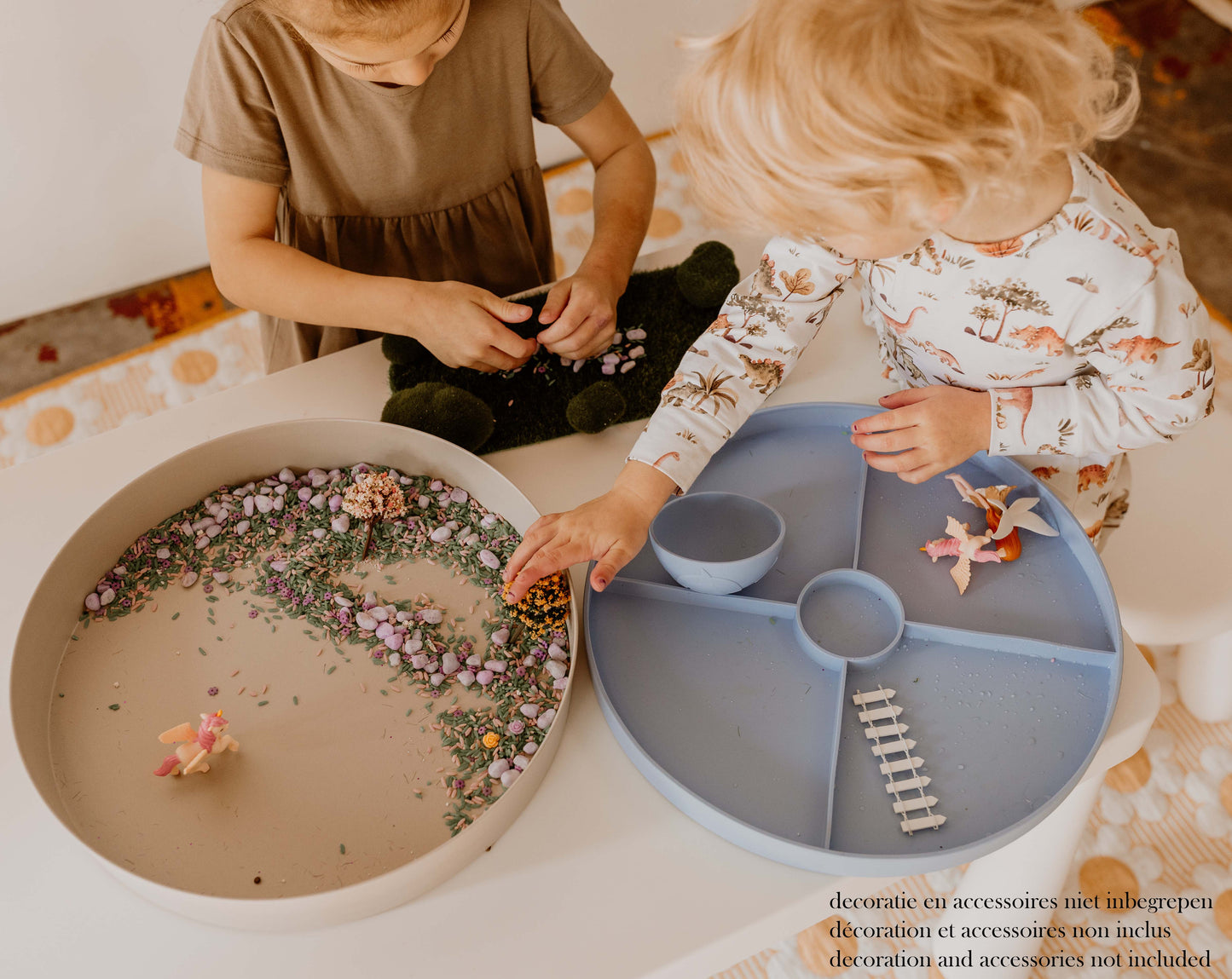 Jellystone play tray - Zachtblauw