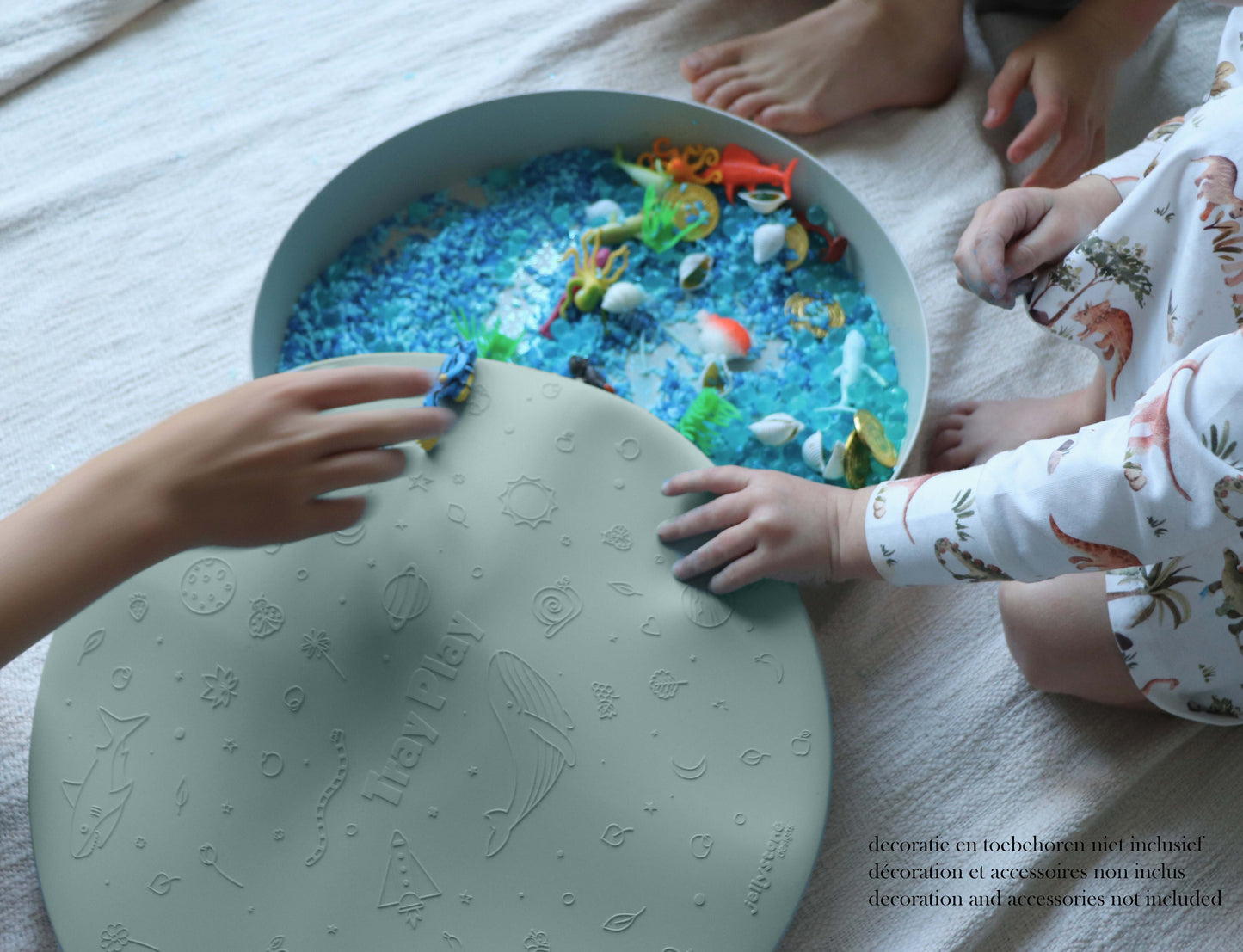 Jellystone play tray - Salie groen