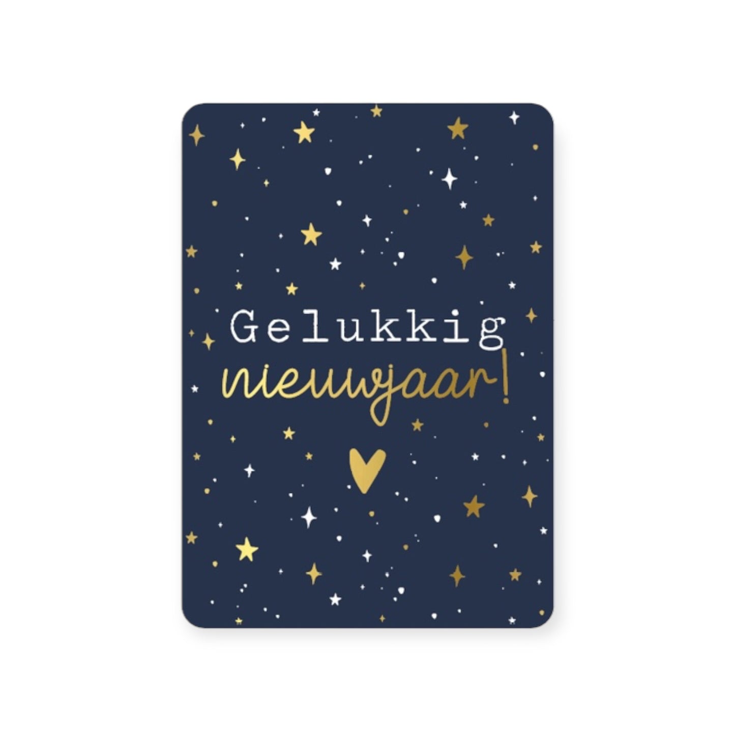 Kerstkaart - Gelukkig nieuwjaar!