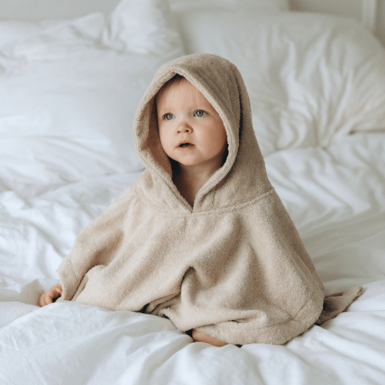 Bad poncho | Beige | tot 5 jaar | Cream