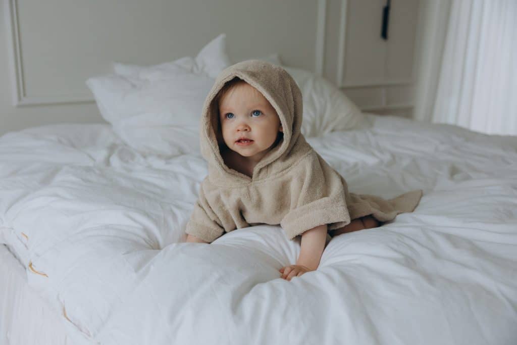 Bad poncho | Beige | tot 5 jaar | Cream