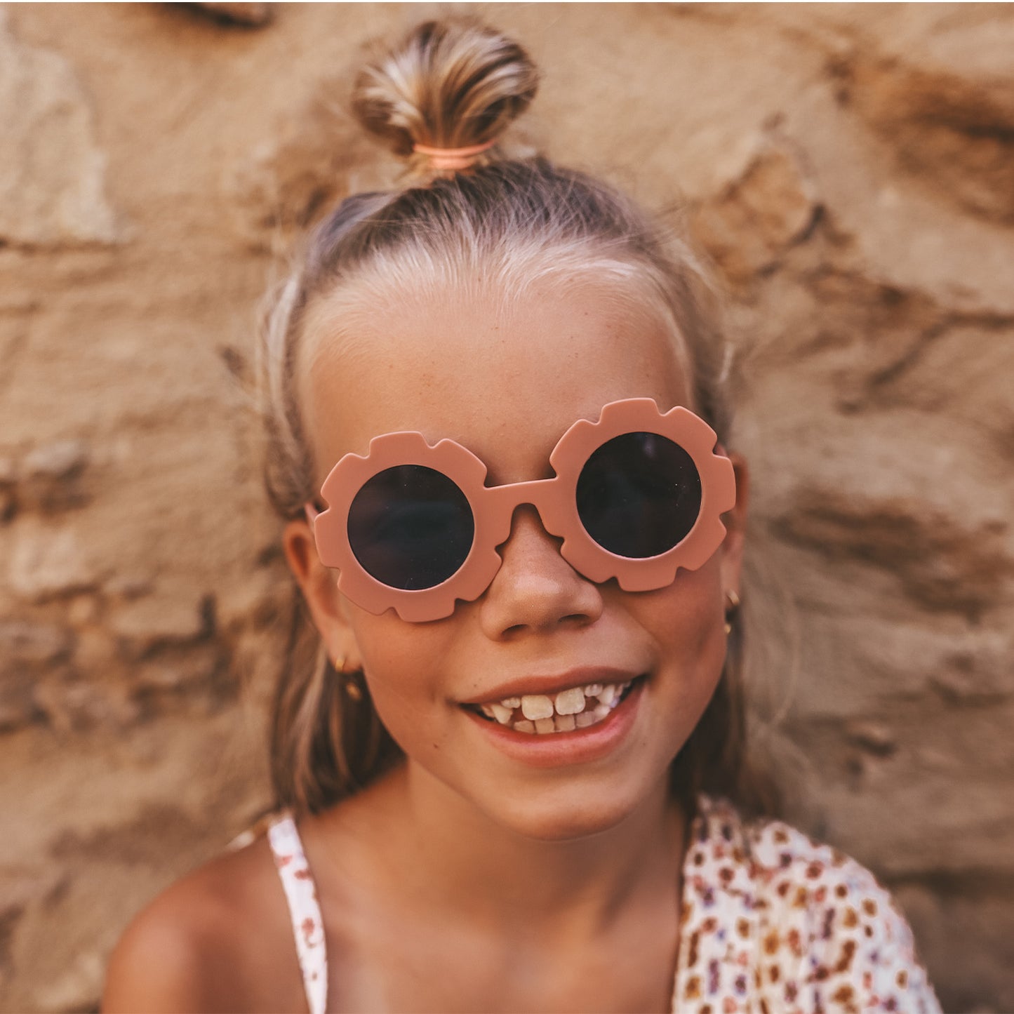 Salted stories | Zonnebril voor kind - Solid | Roze