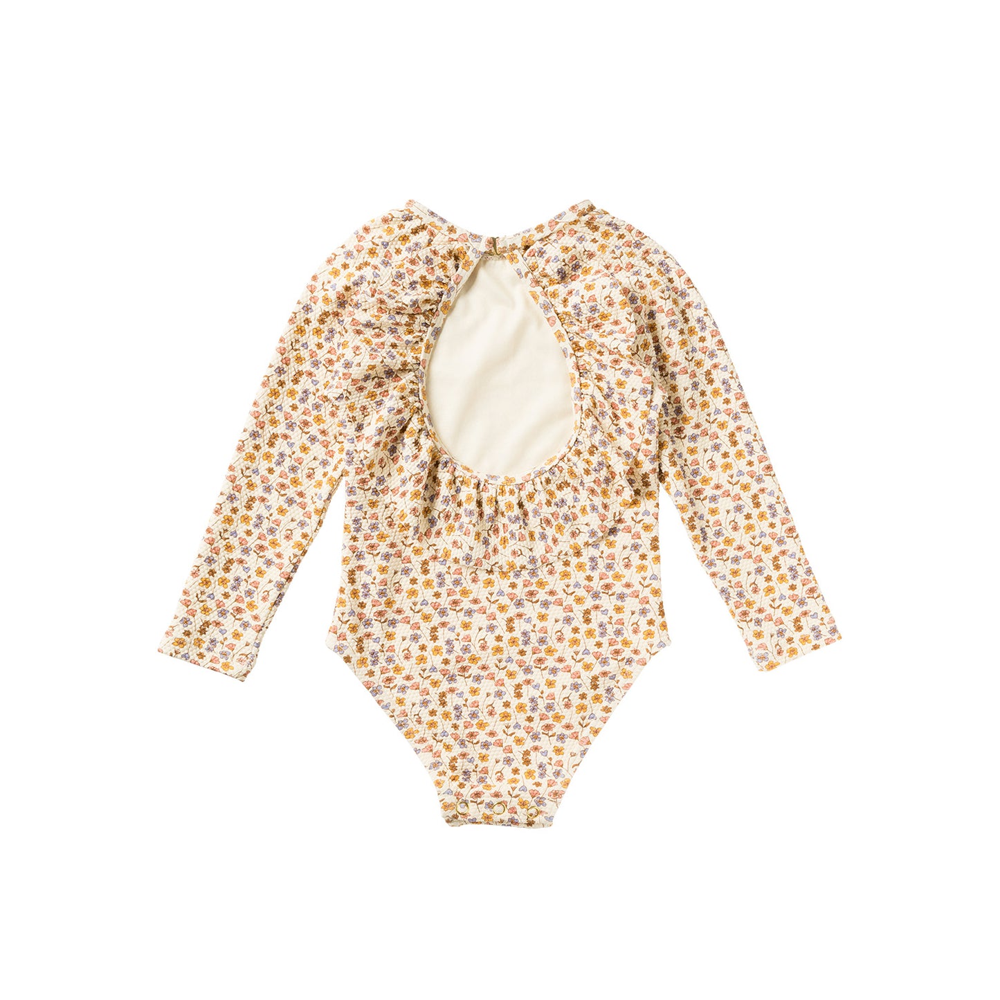 Salted Stories | UV werend badpak met lange mouw - Flower bud | Maat 98/104