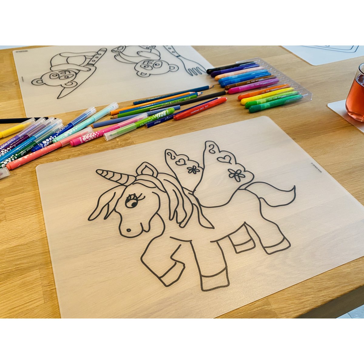 Herkleurbare placemat - Magic Eenhoorn