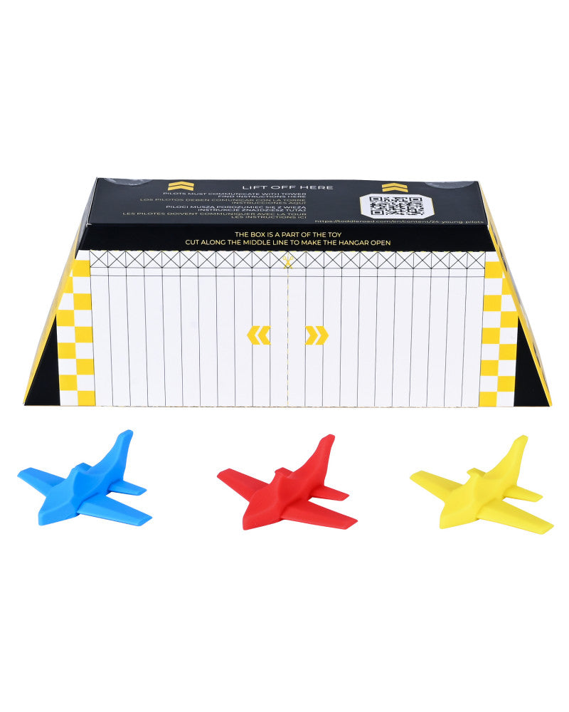 Pengreep stimulerende speelgoed vliegtuigjes | ToddleRoad | Griplane | Hangar set