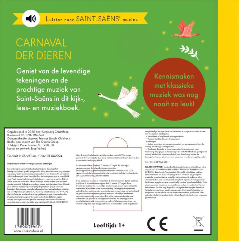 Het kleine verhalen orkest | Carnaval der dieren | Muziekboek