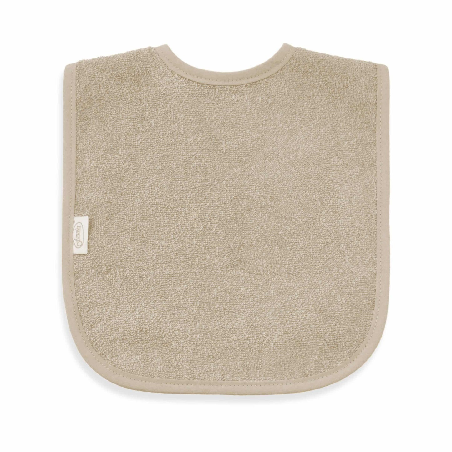 Badstof slabber | Mogelijk met naam | Beige | Cream