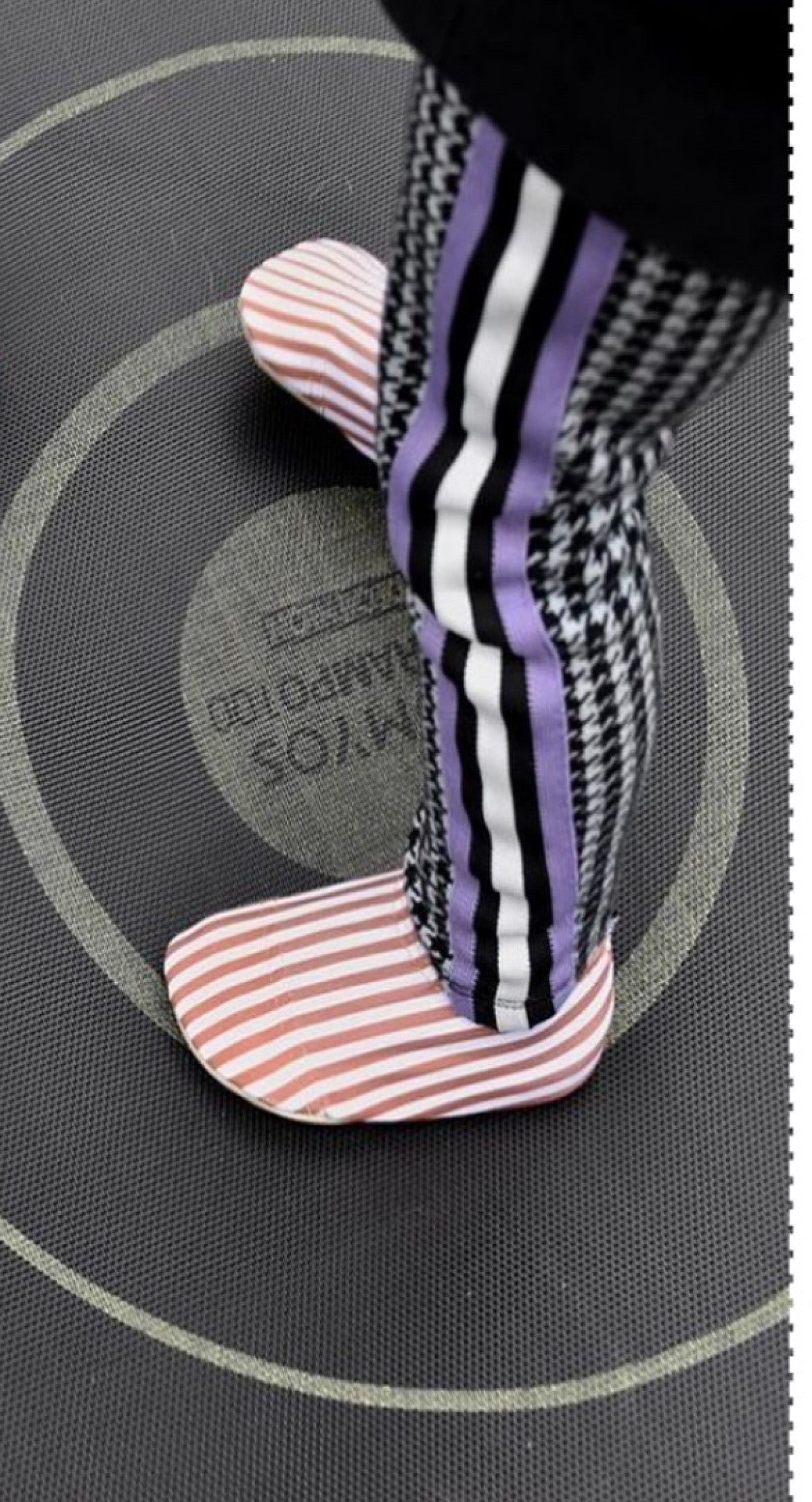 Slipstop | Waterschoentjes voor kinderen | Gestreept | Cognac stripe