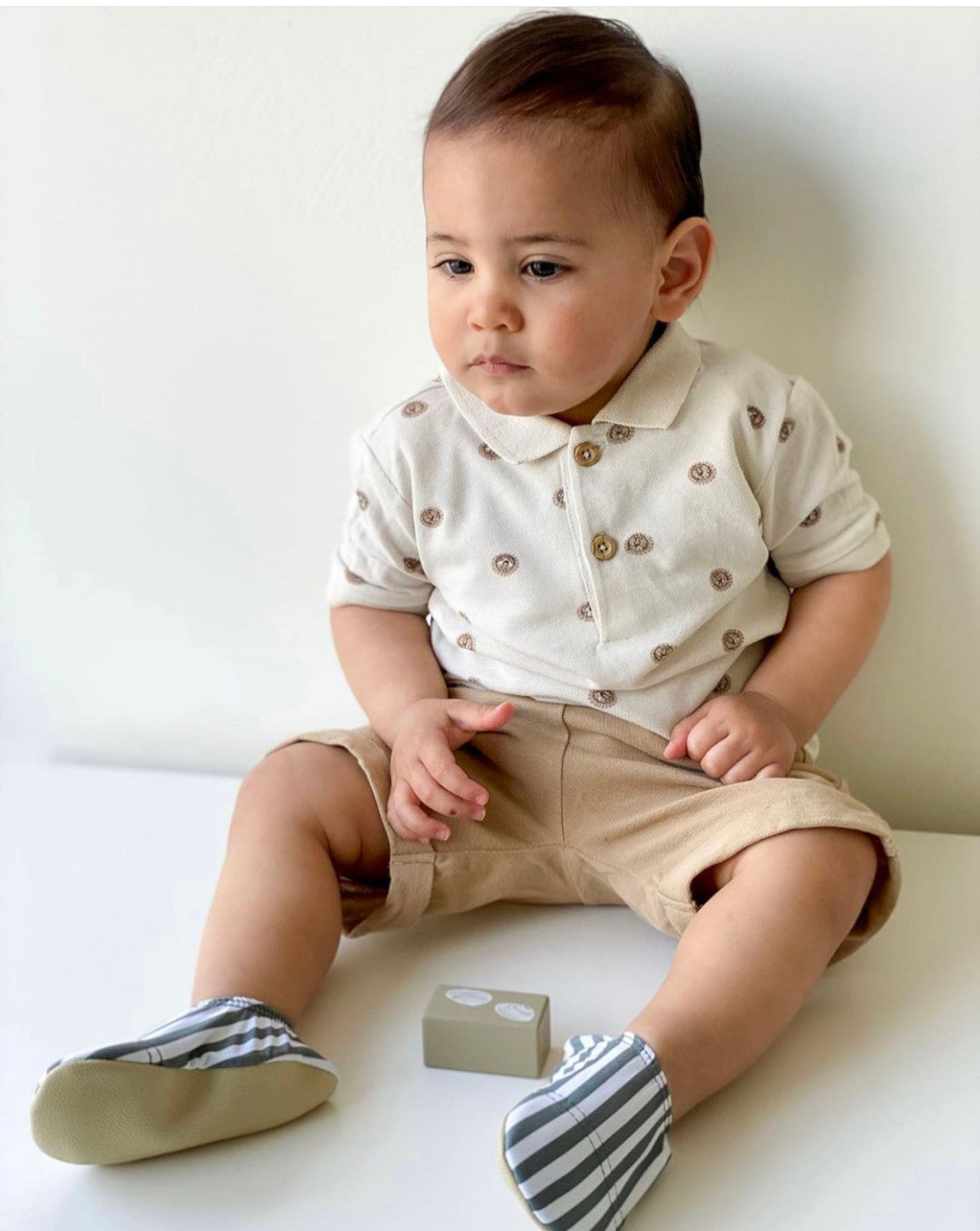 Slipstop | Waterschoentjes voor kinderen | Antislip schoentjes | Gestreept | Greenbay stripe