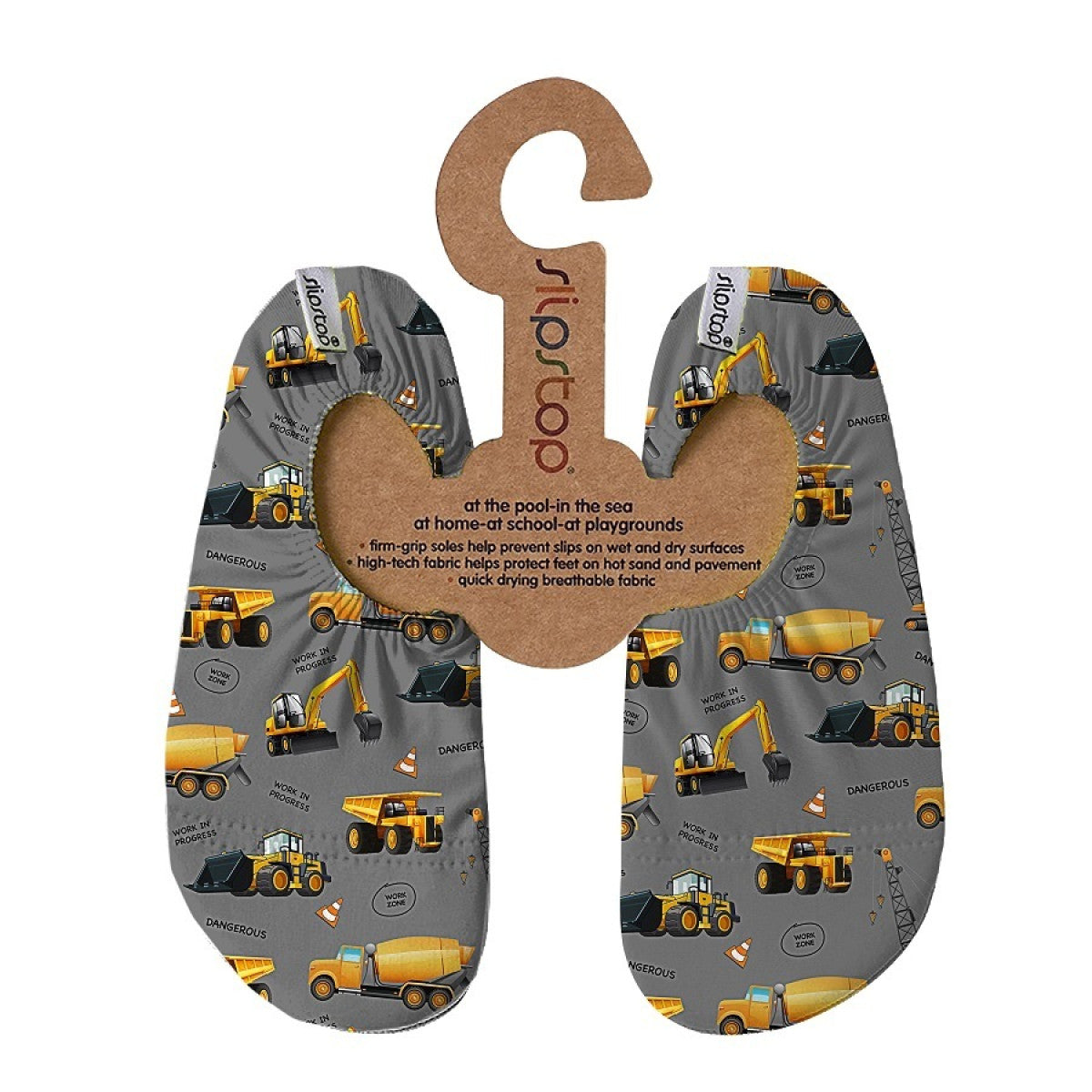 Slipstop | Waterschoentjes voor kinderen | Antislip schoen | Bouwvoertuigen | Mixer