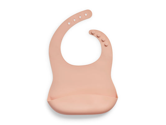 Siliconen slabber | Pale pink