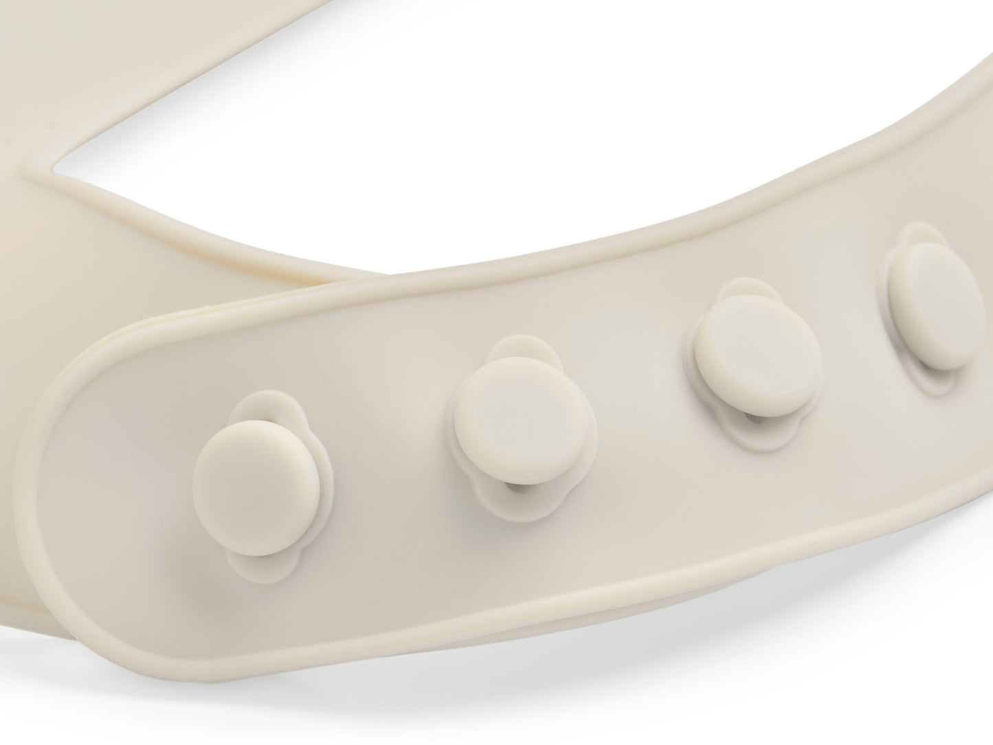 Siliconen slabber | Nougat | Beige