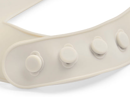 Siliconen slabber | Nougat | Beige